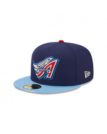 New Era - Team Shimmer Anaheim Angels 59FIFTY Fitted Cap - Navy / Blue