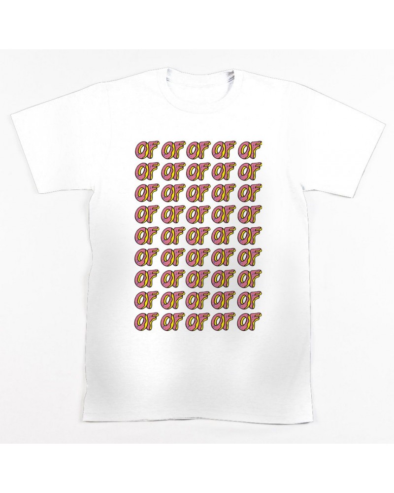 Block Custom OF REPEAT DONUTS Tee - White