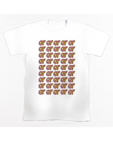 Block Custom OF REPEAT DONUTS Tee - White