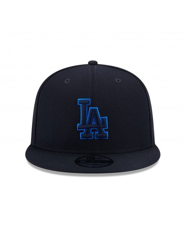 Los Angeles Dodgers New Era Flag Mesh 9FIFTY Snapback Hat - Navy