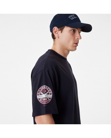 New Era - NY Yankees MLB Large Logo Oversized T-Shirt - Navy