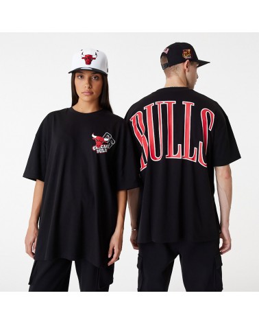 New Era Oversized Shirt - NEON LOGO Chicago Bulls