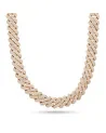King Ice - 12mm Iced Diamond Cut Miami Cuban Link Chain - 14k Gold