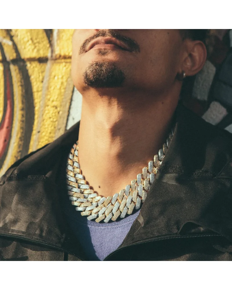King Ice - 12mm Iced Diamond Cut Miami Cuban Link Chain - 14k Gold