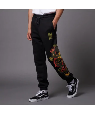 Dolly Noire -  Ryu Dragon Sweatpants - Black