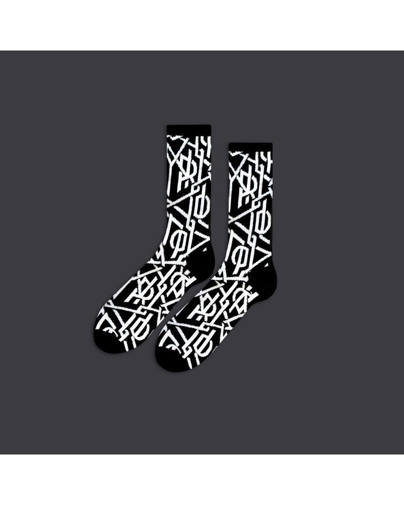 Dolly Noire - Monogram DLYNR Socks - Black