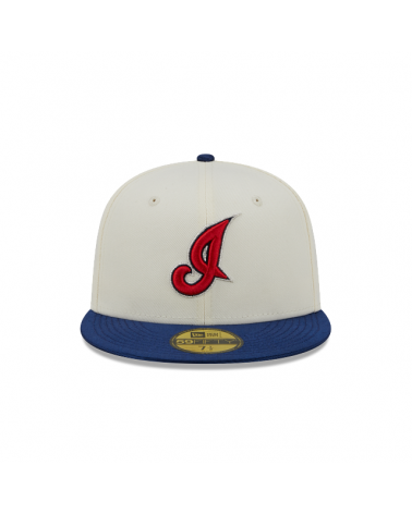 New Era - Team Shimmer Cleveland Indians 59FIFTY Fitted Cap - Cream