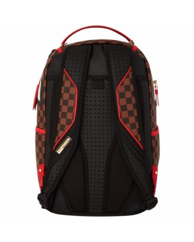 Sprayground - River Split Backpack (DLXV) - Black / Red