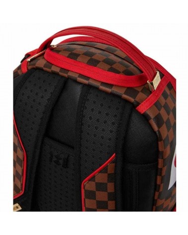 Sprayground - River Split Backpack (DLXV) - Black / Red