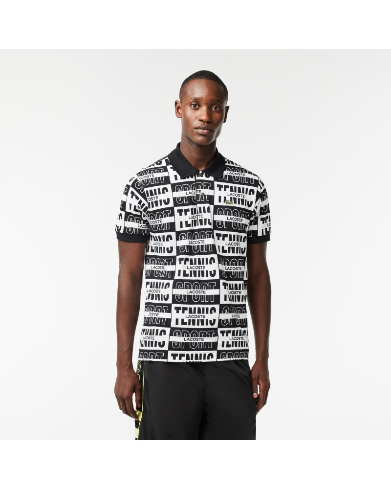 Louis Vuitton White And Grey Checkerboard Full Print Polo Shirt
