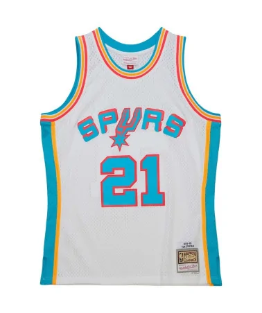 Mitchell & Ness - NBA Tropical Swingman Jersey Spurs 1998 Tim Duncan - White