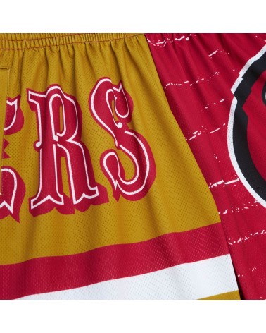 Mitchell & Ness - NBA Jumbotron 3.0 Shorts San Francisco 49ers - Re