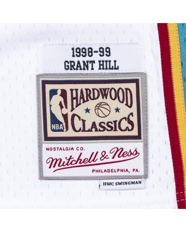 Detroit Pistons Grant Hill Hardwood Classics Road Swingman Jersey