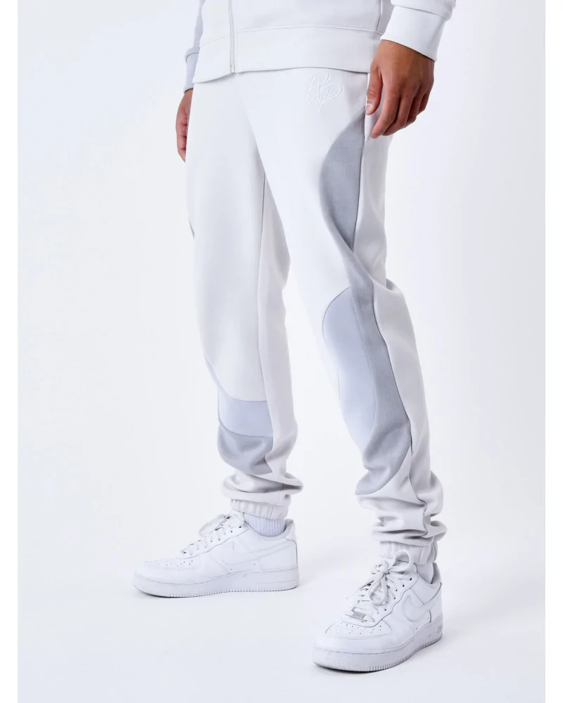 Project X Paris - Tricolor Zipped Joggpant - Grey/Blue | blockshops