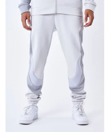 Project X Paris - Tricolor Zipped Joggpant - Grey/Blue