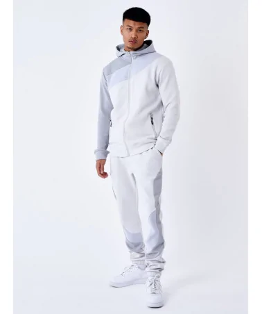 Project X Paris - Tricolor Zipped Joggpant - Grey/Blue