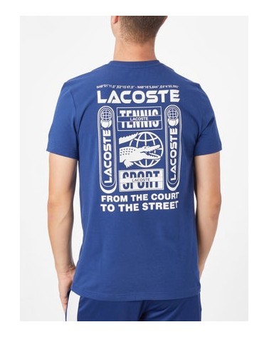 Lacoste - From The Court Tee - Blue