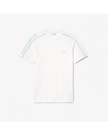 Lacoste - Lacoste Tee Regular Fit - White / Blue