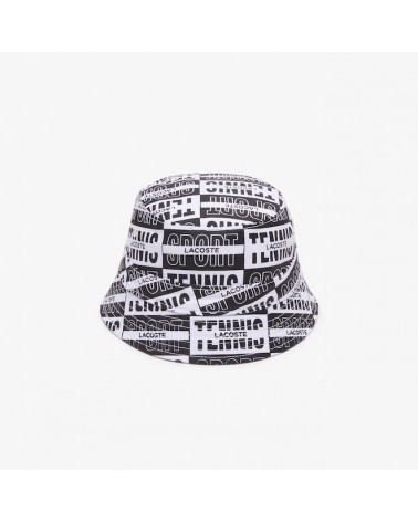 Lacoste - Bucket Hat Reversible - Black / White / Beige