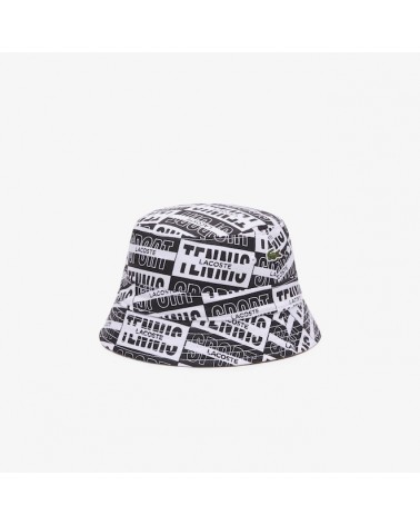 Lacoste - Bucket Hat Reversible - Black / White / Beige