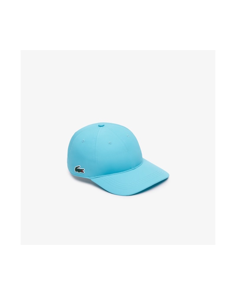 Lacoste - Lightweight Side Logo Curved Cap - Blue