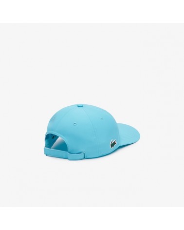 Lacoste - Lightweight Side Logo Curved Cap - Blue