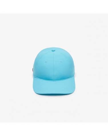 Lacoste - Lightweight Side Logo Curved Cap - Blue