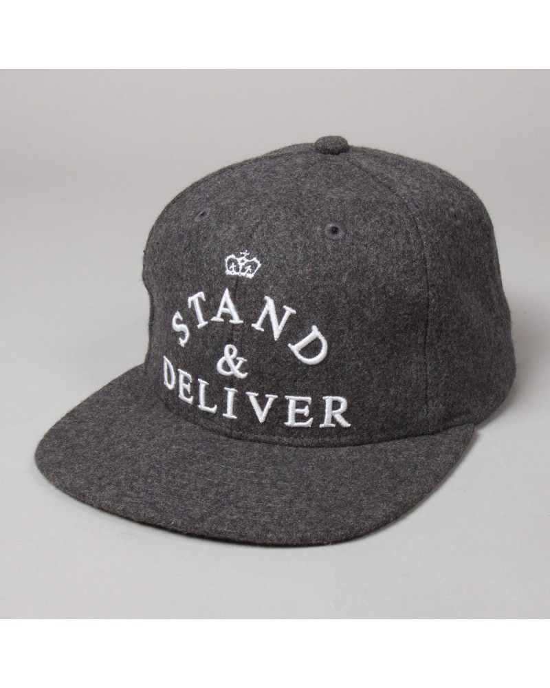 King Apparel Hard Graft 6 Panel Snapback Cap - Grey