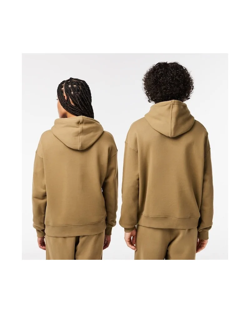 Lacoste - Unisex Loose Fit Hooded Organic Cotton Jogger Sweatshirt ...