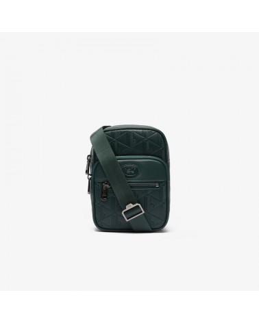 Lacoste - Monogram 3D Small Crossover Bag - Green