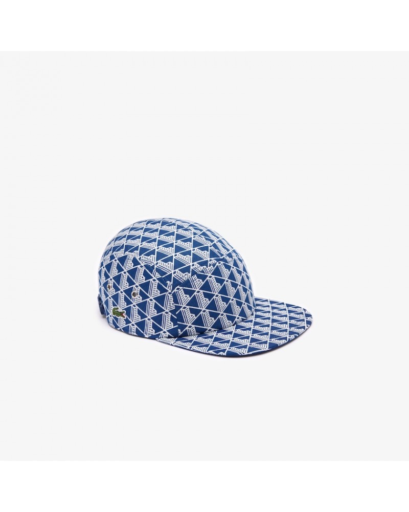 Lacoste - Monogram 5panel Cap - Blue