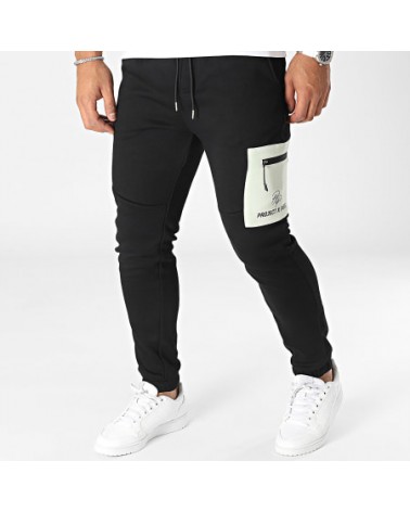 Project X Paris - Colorblock Sweatpant - Black/Mint