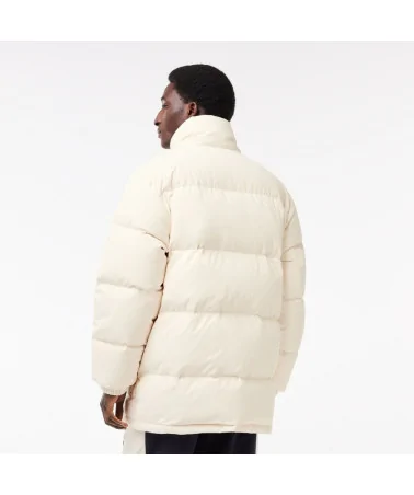 Lacoste - Puffer Midi With Hoodie - White
