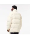 Lacoste - Puffer Midi With Hoodie - White