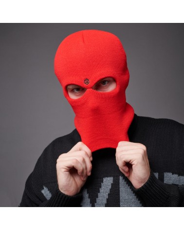 Dolly Noire - Balaclava Beanie - Red