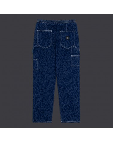 Dolly Noire - Monogram Laser Carpenter Pants - Blue