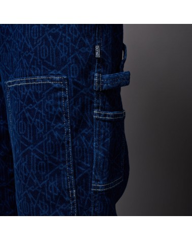 Dolly Noire - Monogram Laser Carpenter Pants - Blue