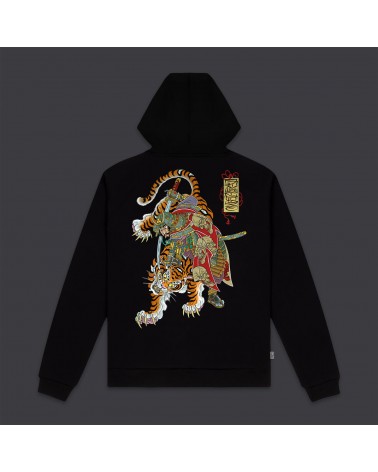 Dolly Noire - Tiger & Soldier Hoodie - Black