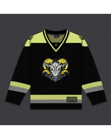 Dolly Noire - Goat Hockey Crewneck - Plus Yellow