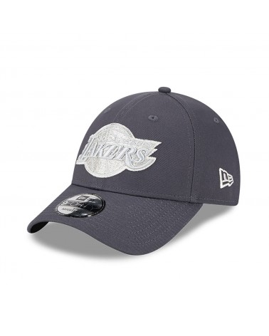 New Era - LA Lakers Metallic Logo 9FORTY Adjustable Cap - Grey