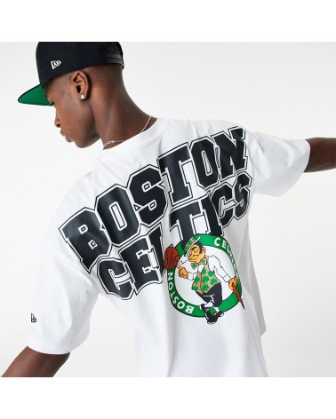 NEW ERA BOSTON CELTICS NBA OVERSIZED T-SHIRT PROMO 2X60USD