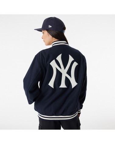 New Era New York Yankees MLB World Series Varsity Jacket Black