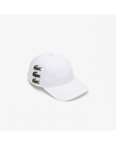 Lacoste - Emblematic Logo Curved Cap - White