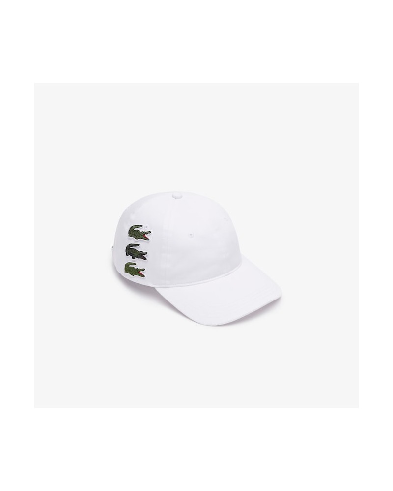 Lacoste - Emblematic Logo Curved Cap - White