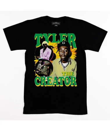 Block Custom - Tyler The Creator 70s Retro Tee - Black