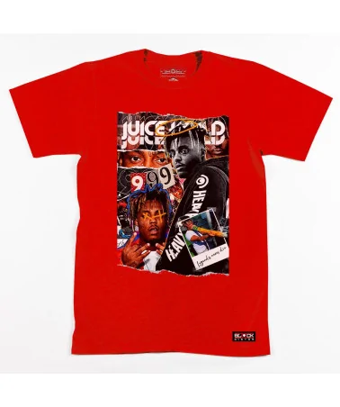 Block Custom - JUICE WRLD Collage Tee - Red | blockshops