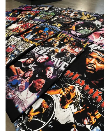 Block Custom - Central Cee Lizzy Retro Tee - White