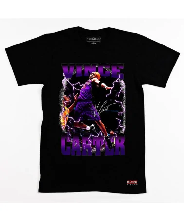 Block Custom - Vince Carter Bolt Dunk Tee - Black | blockshops