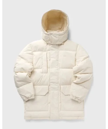 Lacoste - Puffer Midi Parka With Hood - White