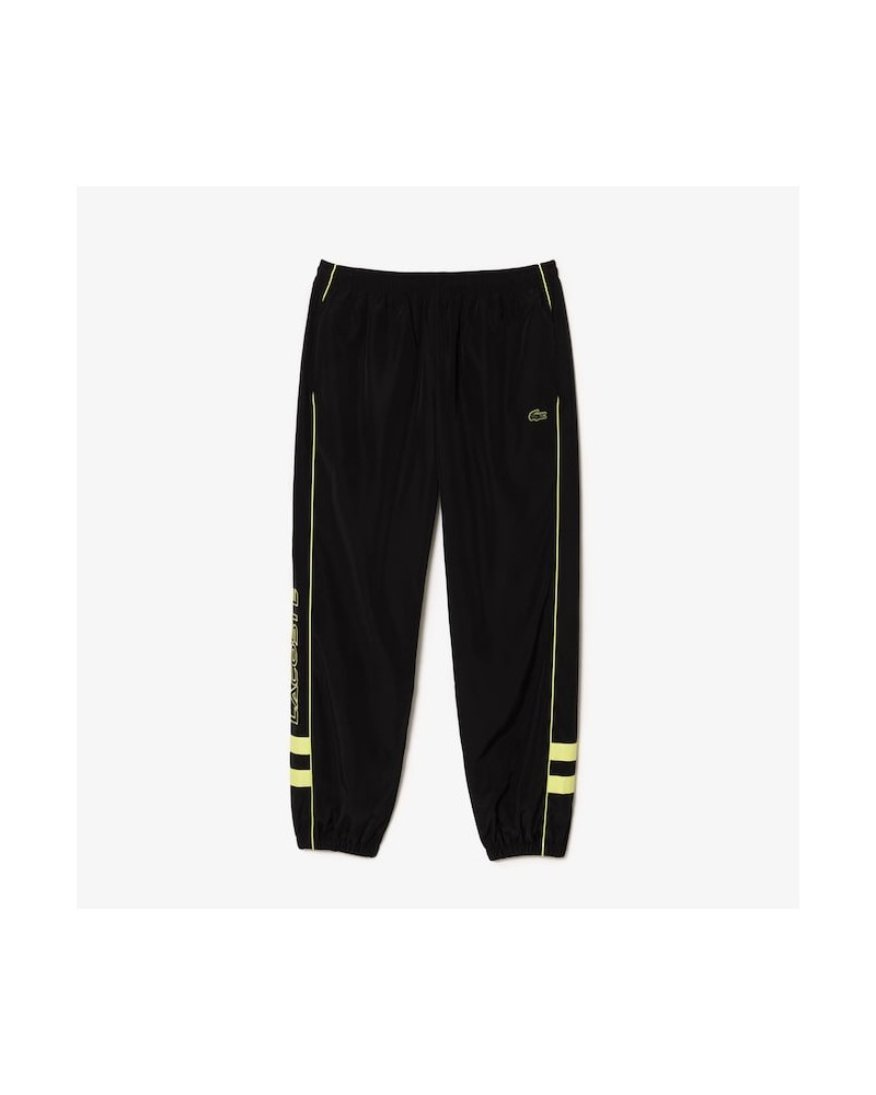 Lacoste - Lightweight Sweatpant Sportsuit Relaxed Fit - Black/Volt